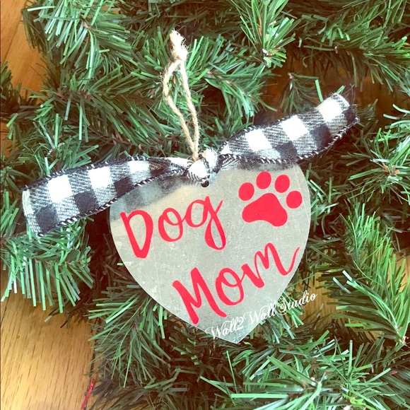 dog mom christmas ornament
